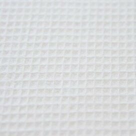 Ткань вафельная хлопчатобумажная, отбеленная, шир. 195 см, пл. 240 г/м2
