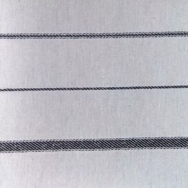 Тик матрацный суровый с черной полосой ш.160 пл.190 г / м2 хлопок
